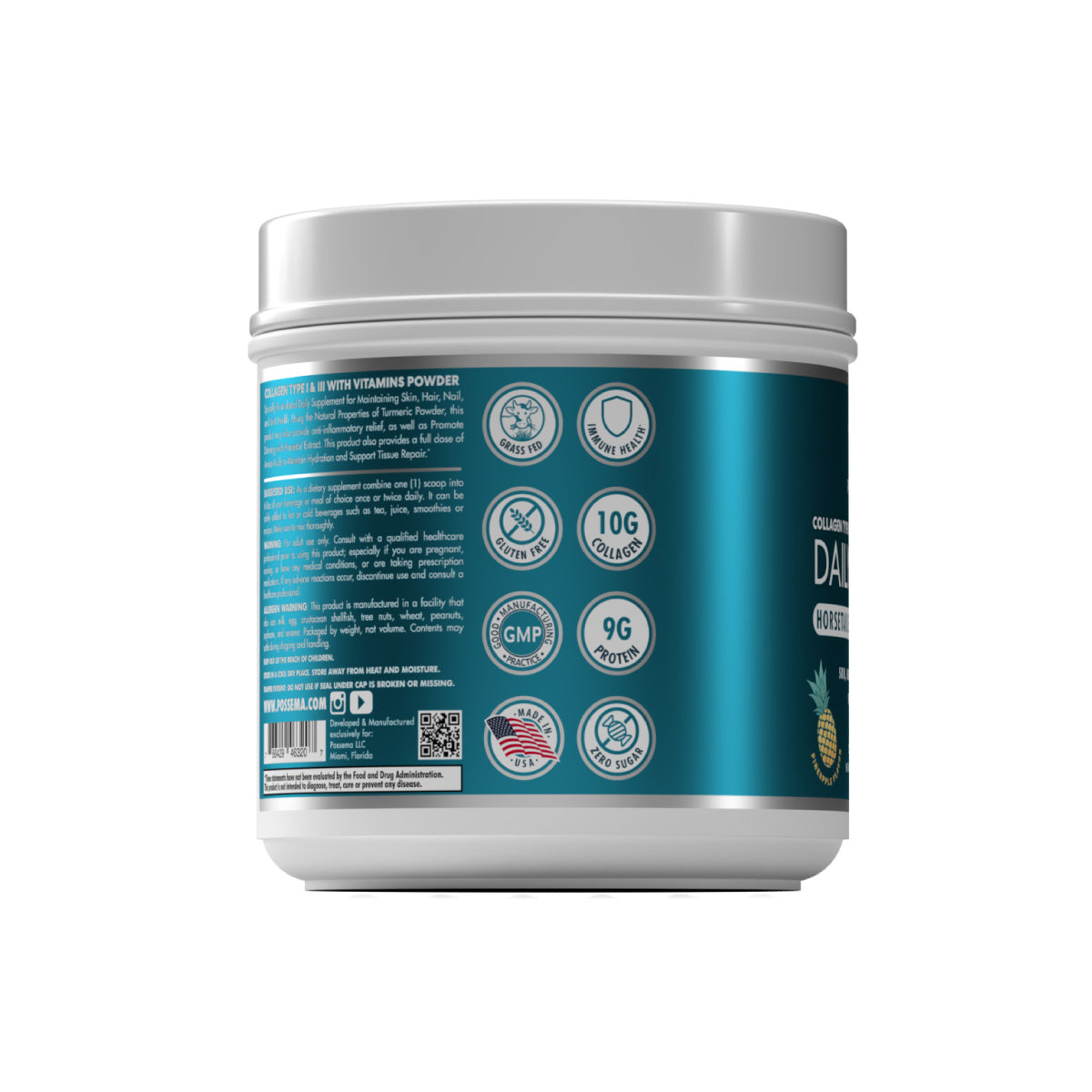 COLLAGEN POWDER WITH HORSETAIL PLANT EXTRACT & TURMERIC DAILY YOUTH